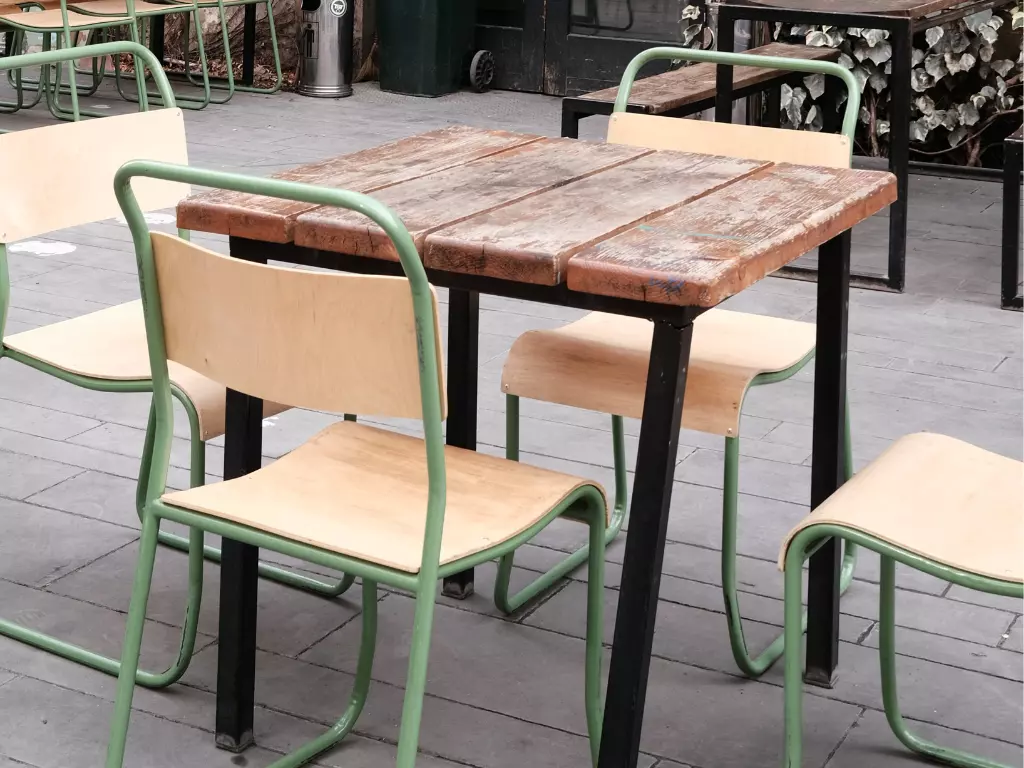 Mix-and-Match Options for outdoor tables
